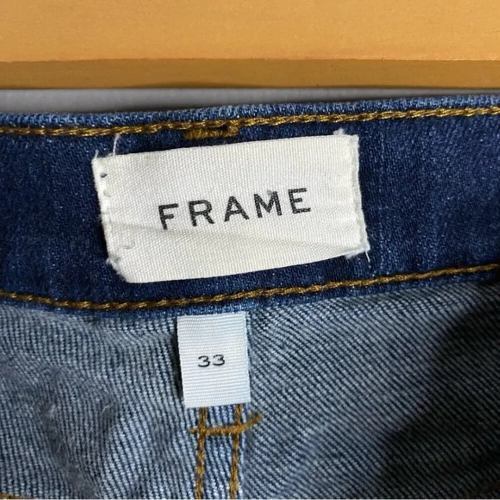 Frame Men's Medium Indigo L'Homme Slim Straight Denim Jeans